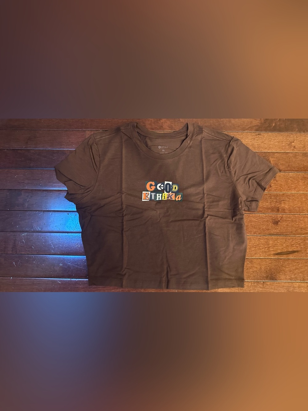Ethika Short Sleeve Baby Tee with Colorful 'Good Ethika' Logo